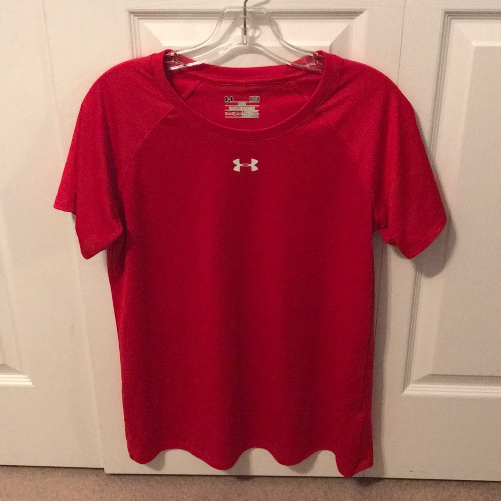Red Under Armour Dri-fit T-shirt